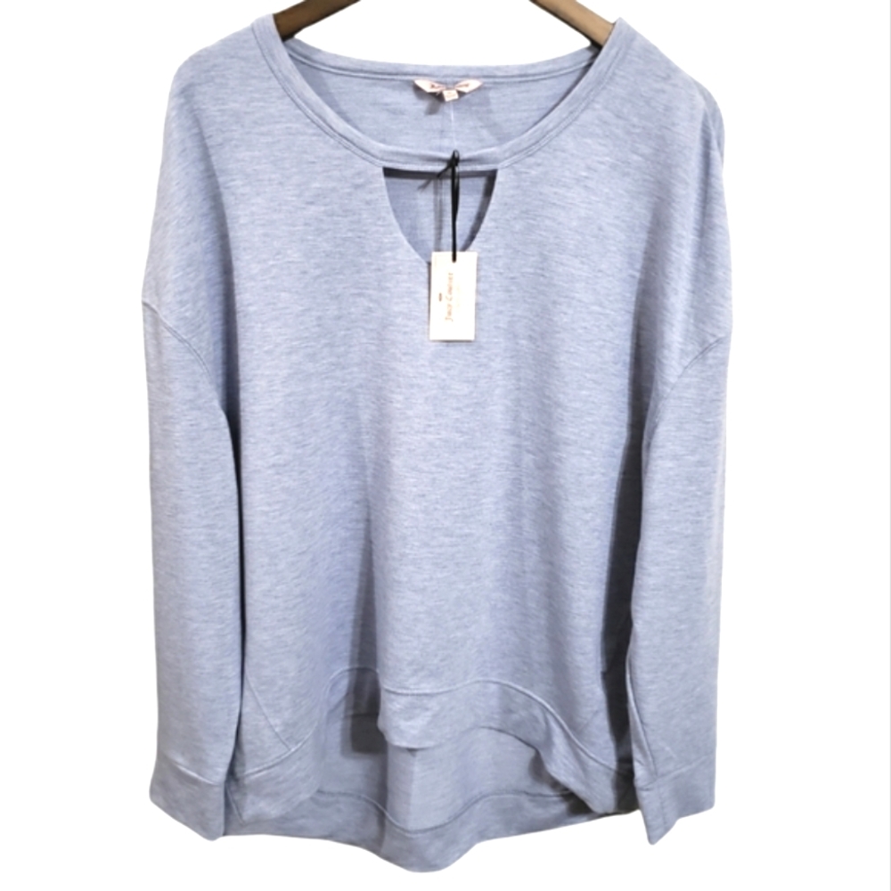 NWT Juicy Couture Blue Sweatshirt Women's Size XL